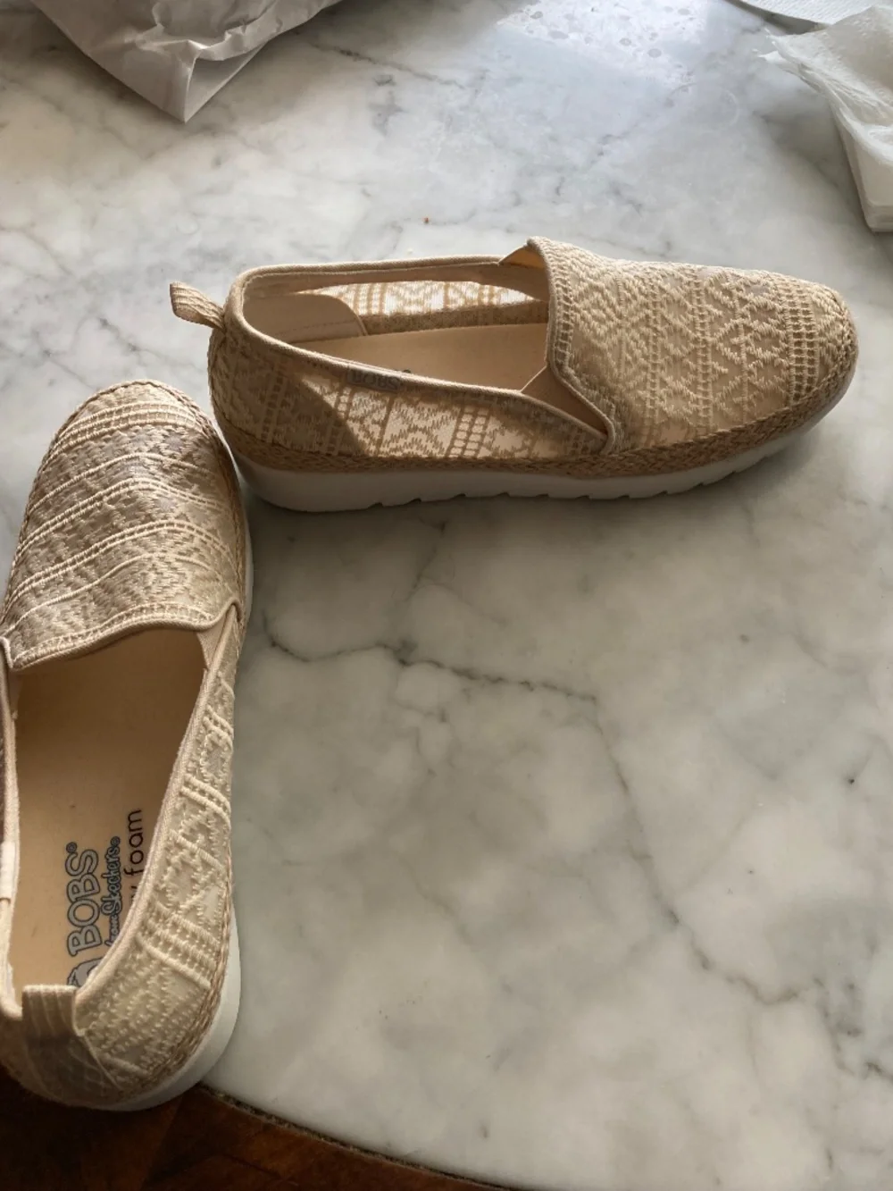 Sketchers Bobs Flexapadrille Espadrille Flat  size 8